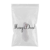 Maxbell Maxbell 1/6 Female Ball Joint Doll Head Carving Sculpt with White Straight Hair Wig for BJD for MSD Doll