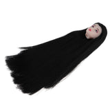 Maxbell Maxbell Kids Toys Doll Head with Long Black Hair, DIY Accessories For 12inch Dolls, For 1/6 BJD Dolls Body Parts