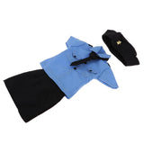 Maxbell Stylish 1/3 BJD Doll Clothes Policewoman Uniform - Shirt Skirt Cap Outfits For Night Lolita BJD Fashion Girl Doll - Aladdin Shoppers