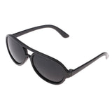 Maxbell 25cm Doll's Sunglasses Big Oval Shape Sunglasses Retro Frame Eyewear for Mellchan Dolls Black - Aladdin Shoppers