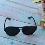 Maxbell 25cm Doll's Sunglasses Big Oval Shape Sunglasses Retro Frame Eyewear for Mellchan Dolls Black - Aladdin Shoppers