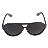 Maxbell 25cm Doll's Sunglasses Big Oval Shape Sunglasses Retro Frame Eyewear for Mellchan Dolls Black - Aladdin Shoppers