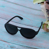 Maxbell 25cm Doll's Sunglasses Big Oval Shape Sunglasses Retro Frame Eyewear for Mellchan Dolls Black - Aladdin Shoppers