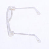 Maxbell 25cm Doll's Sunglasses Big Oval Shape Sunglasses Retro Frame Eyewear for Mellchan Dolls White - Aladdin Shoppers