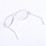 Maxbell 25cm Doll's Sunglasses Big Oval Shape Sunglasses Retro Frame Eyewear for Mellchan Dolls White - Aladdin Shoppers
