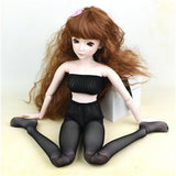 Maxbell Girl Doll Gauzy Stockings Tights Sock Black for 1/3 BJD Night Lolita Dolls Changing - Aladdin Shoppers