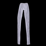 Maxbell Lace Stockings High-elastic Leggings Pants Clothing Doll Accessory For 1/3 BJD Night Lolita Dolls (White) - Aladdin Shoppers