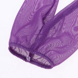 Maxbell Lace Stockings High-elastic Leggings Pants Clothing Doll Accessory For 1/3 BJD Night Lolita Dolls (Purple) - Aladdin Shoppers