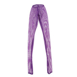 Maxbell Lace Stockings High-elastic Leggings Pants Clothing Doll Accessory For 1/3 BJD Night Lolita Dolls (Purple) - Aladdin Shoppers
