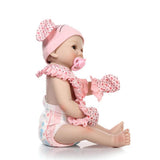 Maxbell OtardDolls 50cm Soft Silicone Handcraft Newborn Baby Dolls Realistic Looking Reborn Doll Baby Toddler Kids Gift #2 - Aladdin Shoppers