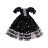 Maxbell Fashion Star Princess Gauzy Dress for 1/3 BJD 60cm Dolls Party Dress Up Decor Black - Aladdin Shoppers