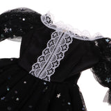 Maxbell Fashion Star Princess Gauzy Dress for 1/3 BJD 60cm Dolls Party Dress Up Decor Black - Aladdin Shoppers
