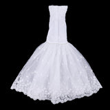 Maxbell Dress + Veil/ Doll Party Dress Evening Gown Skirt Clothing Outfit Accessories For 1/3 BJD Dolls - Aladdin Shoppers