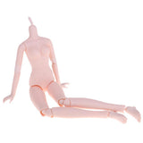 Maxbell 26 Joints 1/3 BJD Ball Jointed Doll Female Figures Nude Body for MSD for DOD for SD Doll Pink Skin Tone - Aladdin Shoppers