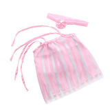 Maxbell Doll Clothing Pink Sleeveless Dress with Headress for American Dolls and other 18 Inch Dolls - Aladdin Shoppers