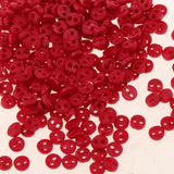 Maxbell 300 Pieces Very Small Mini Tiny Micro Figures Doll Clothing Sewing Buttons 4mm Red Color DIY Projects Supplies - Aladdin Shoppers
