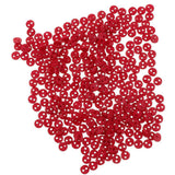 Maxbell 300 Pieces Very Small Mini Tiny Micro Figures Doll Clothing Sewing Buttons 4mm Red Color DIY Projects Supplies - Aladdin Shoppers