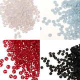 Maxbell 300 Pieces Very Small Mini Tiny Micro Figures Doll Clothing Sewing Buttons 4mm Red Color DIY Projects Supplies - Aladdin Shoppers