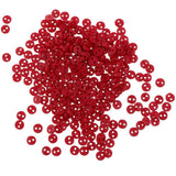 Maxbell 300 Pieces Very Small Mini Tiny Micro Figures Doll Clothing Sewing Buttons 4mm Red Color DIY Projects Supplies - Aladdin Shoppers
