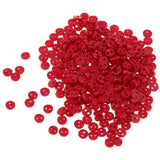Maxbell 300 Pieces Very Small Mini Tiny Micro Figures Doll Clothing Sewing Buttons 4mm Red Color DIY Projects Supplies - Aladdin Shoppers