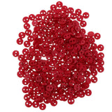 Maxbell 300 Pieces Very Small Mini Tiny Micro Figures Doll Clothing Sewing Buttons 4mm Red Color DIY Projects Supplies - Aladdin Shoppers