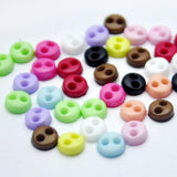 Maxbell Doll DIY Clothing 300 Pieces Blue 4mm Resin Buttons for Scrapbooking/ Embellishment or Other DIY Projects - Aladdin Shoppers