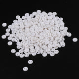 Maxbell Pack of 300 Pieces Wholesale Lot Mini Micro Army Figures Doll Clothes Sewing Buttons White 4mm 2 Holes Round Buttons - Aladdin Shoppers