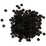 Maxbell Mini Figures Dolls DIY Clothing Sewing Crafts Accessories 300 Pieces 4mm 2 Holes Resin Round Buttons Black - Aladdin Shoppers