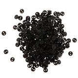 Maxbell Mini Figures Dolls DIY Clothing Sewing Crafts Accessories 300 Pieces 4mm 2 Holes Resin Round Buttons Black - Aladdin Shoppers