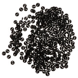 Maxbell Mini Figures Dolls DIY Clothing Sewing Crafts Accessories 300 Pieces 4mm 2 Holes Resin Round Buttons Black - Aladdin Shoppers