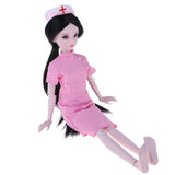 Maxbell 60CM Handmade Professional Female 1/3 BJD Dolls Nurse Ball Jointed Doll Girls Toys Birthday Christmas Gift - Aladdin Shoppers