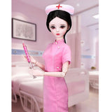 Maxbell 60CM Handmade Professional Female 1/3 BJD Dolls Nurse Ball Jointed Doll Girls Toys Birthday Christmas Gift - Aladdin Shoppers