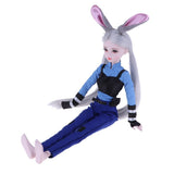 Maxbell 1/3 BJD Beauty Female Doll Career with Policewoman Uniform Set Girl Changing Customized Kits - Aladdin Shoppers