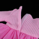 Maxbell Fashion Sweater Gauzy Dress with Beret Lace Stockings for 1/3 BJD 60cm Dolls Accs Pink - Aladdin Shoppers