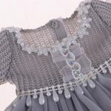 Maxbell Fashion Sweater Gauzy Dress with Beret Lace Stockings for 1/3 BJD 60cm Dolls Accs Gray - Aladdin Shoppers