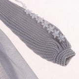 Maxbell Fashion Sweater Gauzy Dress with Beret Lace Stockings for 1/3 BJD 60cm Dolls Accs Gray - Aladdin Shoppers