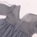 Maxbell Fashion Sweater Gauzy Dress with Beret Lace Stockings for 1/3 BJD 60cm Dolls Accs Gray - Aladdin Shoppers
