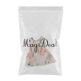 Maxbell Cute Sleeveless Skirt Dress Casual Clothing for American Doll 18inch Doll Decoration Beige - Aladdin Shoppers