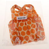 Maxbell Cute Dotted Sleeveless Skirt Dress Clothing for American Doll 18inch Doll Decor Orange - Aladdin Shoppers