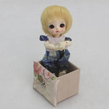 Maxbell 1/8 Mini BJD Dolls Hair DIY Short Golden Wig 5-6inch 13-15cm for Pullip SD AA DD DIM FL - Aladdin Shoppers