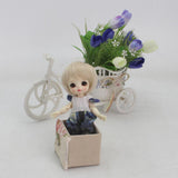 Maxbell 1/8 Mini BJD Doll Hair Artificial Mohair Wig 5-6inch for Dollfie MSD DZ MDD Doll Customized Accessories - Aladdin Shoppers
