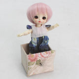Maxbell 1/8 BJD SD Doll Short Hair 5-6inch Smoke Pink Wig for MSD DZ Dollfie Pullip Doll Cosplay Supplies - Aladdin Shoppers