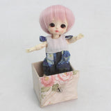 Maxbell 1/8 BJD SD Doll Short Hair 5-6inch Smoke Pink Wig for MSD DZ Dollfie Pullip Doll Cosplay Supplies - Aladdin Shoppers