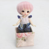 Maxbell 1/8 BJD SD Doll Short Hair 5-6inch Smoke Pink Wig for MSD DZ Dollfie Pullip Doll Cosplay Supplies - Aladdin Shoppers