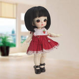Maxbell Adorable 1/8 BJD Doll Wig High Temperature Synthetic Fiber Short Bobo Hair BJD Doll Wigs For Dollfie for DOD Hairstyle Making Supplies - Aladdin Shoppers