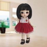 Maxbell Adorable 1/8 BJD Doll Wig High Temperature Synthetic Fiber Short Bobo Hair BJD Doll Wigs For Dollfie for DOD Hairstyle Making Supplies - Aladdin Shoppers