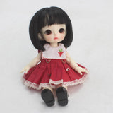 Maxbell Adorable 1/8 BJD Doll Wig High Temperature Synthetic Fiber Short Bobo Hair BJD Doll Wigs For Dollfie for DOD Hairstyle Making Supplies - Aladdin Shoppers