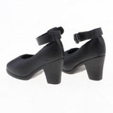 Maxbell Fashion Doll Ankle Belt High Heel Shoes For 1/6 BJD Girl Dolls Dress Up Accessory Black - Aladdin Shoppers