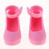 Maxbell 1/6 Doll Plastic High Heels Shoes For Blythe Licca Doll Clothing Accs Pink - Aladdin Shoppers
