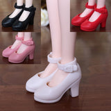 Maxbell 1/6 Doll Plastic High Heels Shoes For Blythe Licca Doll Clothing Accs Pink - Aladdin Shoppers